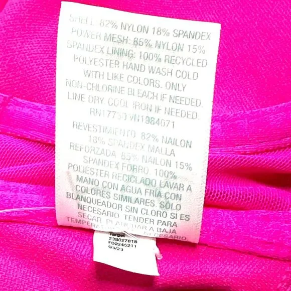 Women's Underwire Square Neck Bikini Top Kona Sol Pink Pool S Small NWT Swimsuit - Picture 9 of 11